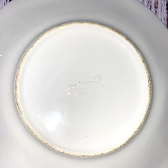 Shabby chic plate with glass dome lid - Picture 5 of 5